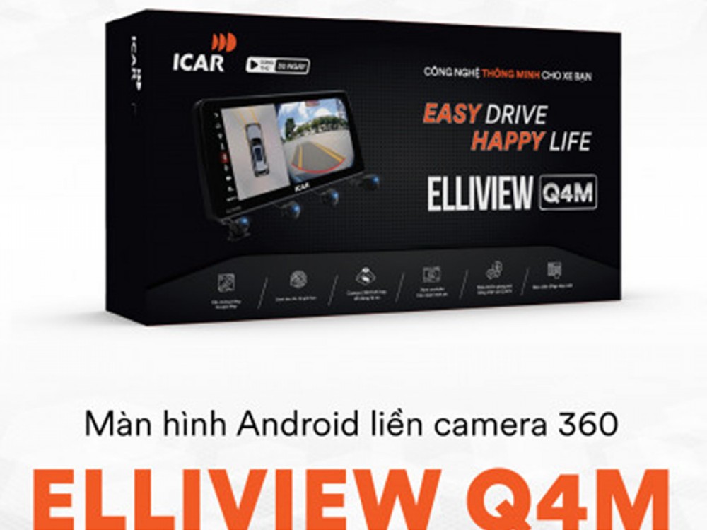 Màn hình Android 12.3inch Camera 360do Elliview Q4M